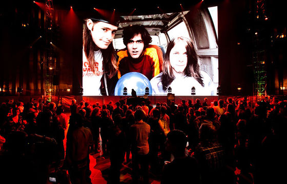 Diodo emissor de luz Screensl do fundo de fase P6/processador video de Ledwall para mostras
